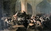Francisco Jose de Goya The Inquisition Tribunal oil painting reproduction